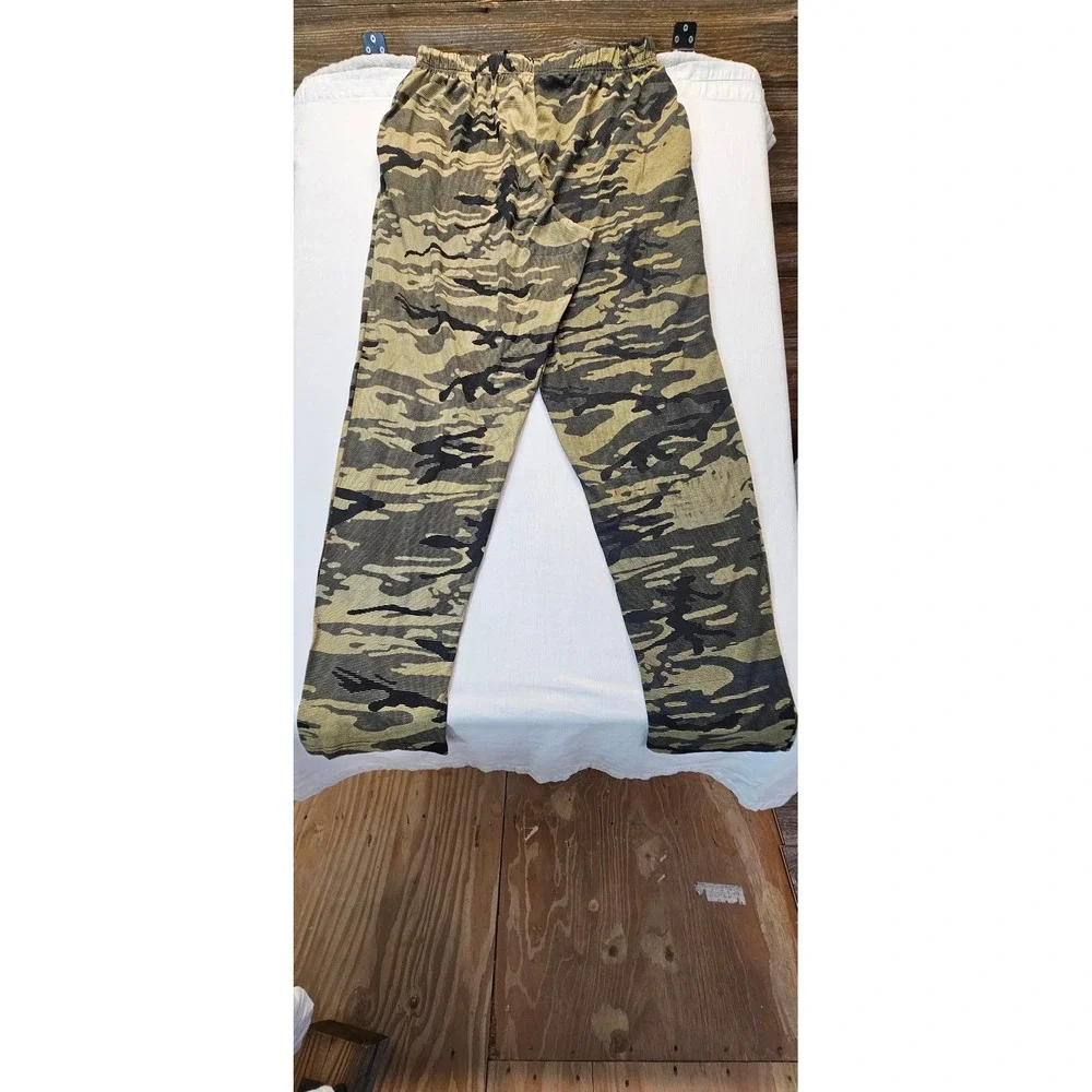 Zubaz NFL New Orleans Saints Camo Zebra Lounge Pants Mens Gold Black Camouflage